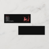 Einhorn-Visitenkarte 1 Mini Visitenkarte (Vorne/Hinten)