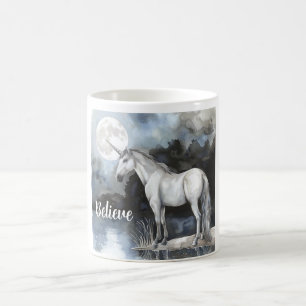 Einhorn Vollmond Glauben Kaffeetasse