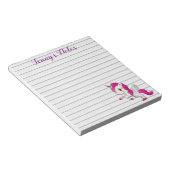 Einhorn von Cartoon, Brauch Notizblock (angewinkelt)