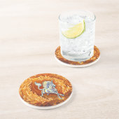 Einhorn von Fire Element Fantasy Art Getränkeuntersetzer (Seite)