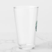 Einhorn-Wald-Magie-Gesellschaft Grafikdesign Weiß Glas (Rechts)