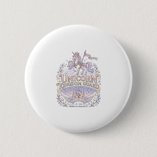 Einhorn Wanderlust Einhorn Geschenkidee Vektor Des Button (Vorderseite)