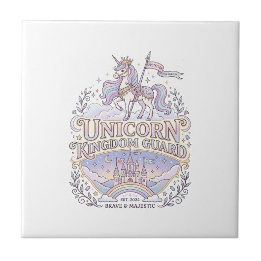 Einhorn Wanderlust Einhorn Geschenkidee Vektor Des Fliese (Vorderseite)