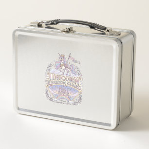 Einhorn Wanderlust Einhorn Geschenkidee Vektor Des Metall Brotdose