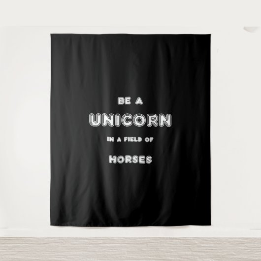 Einhorn Wandteppich (Vorderseite)