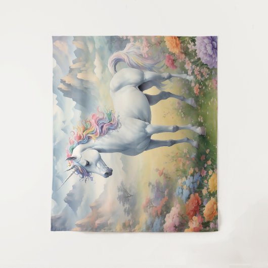 Einhorn Wandteppich (Vorderseite)