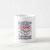 Einhorn Wecker Einhorn Panik Fett Typography  Kaffeetasse (Mittel)