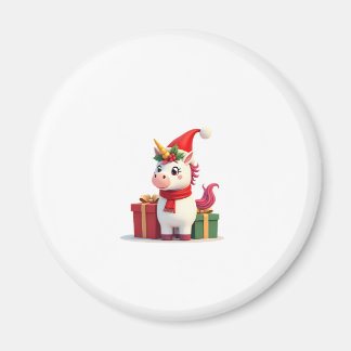 Einhorn Weihnachtsdekoration Santa Einhorn Weihnac Magnet