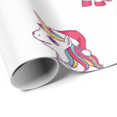 Einhorn Weihnachtswrapping Paper, Unicorn Geschenkpapier (Rolleneckpunkt)