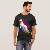 Einhorn-Weinparty T-Shirt (Vorne ganz)