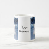 Einhorn-Weiß-Schönheit Kaffeetasse (Mittel)