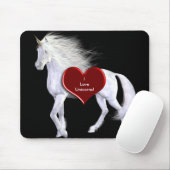 Einhorn-Weiß-Schönheit Mousepad (Mit Mouse)