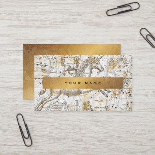 Einhorn-weißes GoldGrungy LöwenzahnConfetti Vip Visitenkarte