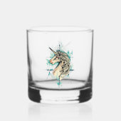 Einhorn Whiskyglas (Vorderseite)