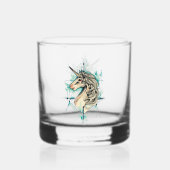 Einhorn Whiskyglas (Rückseite)