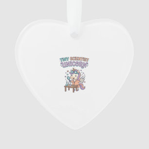 Einhorn Winzige Wissenschaftlerin Einhorn Trendpro Ornament