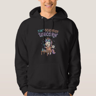 Einhorn Winziger Wissenschaftler Einhorn Trendprod Hoodie
