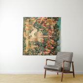 EINHORN WIRD GEFUNDEN,/Brunnen und andere Tiere Wandteppich (Beispiel (Horizontal))