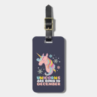 Einhorn wird im Dezember Geburtstagskind Geboren