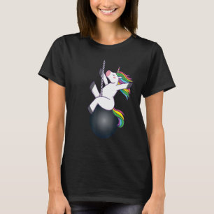 Einhorn-Wrackball-Sprichwort T-Shirt