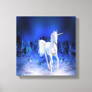 Einhorn-Wünsche Leinwanddruck