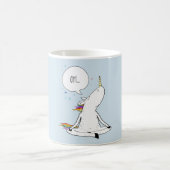 Einhorn-Yoga-lustiger Einhorn-Liebhaber Kaffeetasse (Mittel)