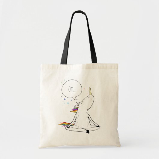 Einhorn-Yoga-lustiger Einhorn-Liebhaber Tragetasche (Vorne)