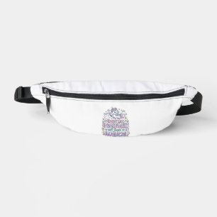 Einhorn-Zahnreinigerin aber Mach es Magisch Niedli Bauchtasche