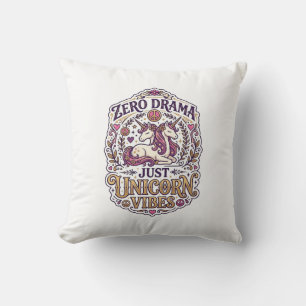 Einhorn Zero Drama Nur Einhorn Stimmung Stylisch W Kissen
