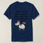 Einhorn zu lustigen humorvollen Einhörnchen Furz t T-Shirt (Design vorne)