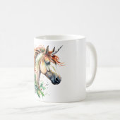 Einhorn zu Weihnachten Kaffeetasse (VorderseiteRechts)