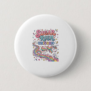 Einhorn Zuckerrausch Einhorn Kawaii Marktplatz Kun Button
