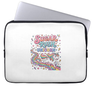 Einhorn Zuckerrausch Einhorn Kawaii Marktplatz Kun Laptopschutzhülle