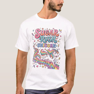 Einhorn Zuckerrausch Einhorn Kawaii Marktplatz Kun T-Shirt