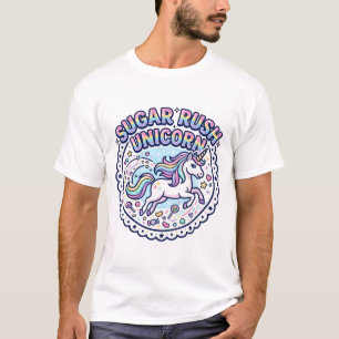 Einhorn Zuckerrausch Einhorn Lustiges Süßes Gesche T-Shirt