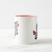 Einhorn Zweifarbige Tasse (Mittel)