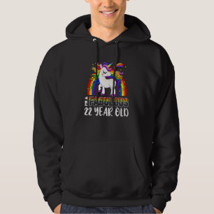Einhornalter 22 Jahre alter Regenbogen-Gay Pride L Hoodie