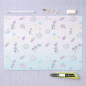 Einhornballon Regenbogengradientengeburt Geburtsta Seidenpapier (Handwerk)