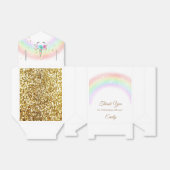 Einhornbeutel für Floral Geschenkschachtel (Ungefaltet)