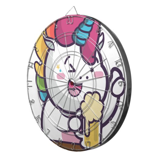 Einhornbier Dartscheibe (Vorderseite rechts)