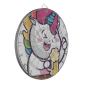 Einhornbier Dartscheibe (Vorderseite Links)