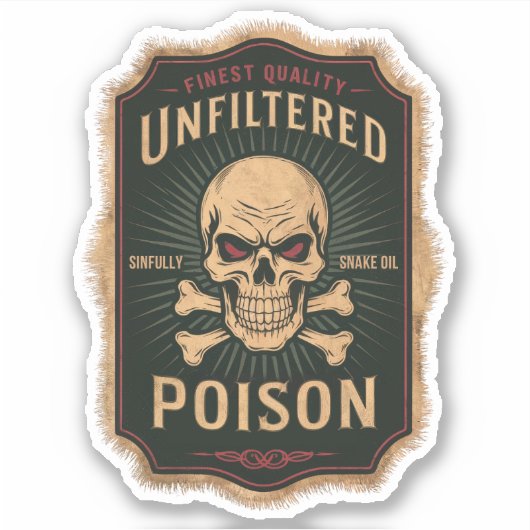 Einhornblutkleber des Mondlichts Aufkleber (Vorderseite)