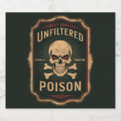 Einhornblutkleber des Mondlichts Bierflaschenetikett (Einzelnes Label)