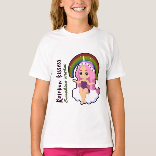 Einhorndesign für Einhornliebhaber T-Shirt (Vorderseite)
