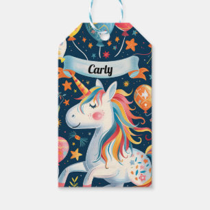 Einhorndesign für Kinder Geschenkanhänger