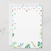 Einhorndrachenheft Einladung (Rückseite)