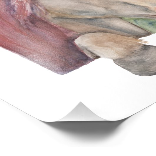 Einhorndrucke für Foto (Ecke)