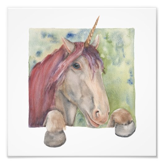 Einhorndrucke für Foto (Vorne)