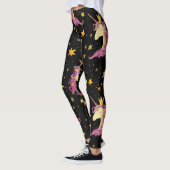 Einhorndruckerin: Aquarellmärchen Leggings (Links)