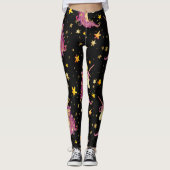 Einhorndruckerin: Aquarellmärchen Leggings (Vorderseite)